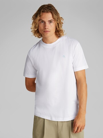 Calvin Klein Jeans Koszulka w kolorze biały: przód