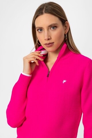 DENIM CULTURE Пуловер 'DINA' в розово