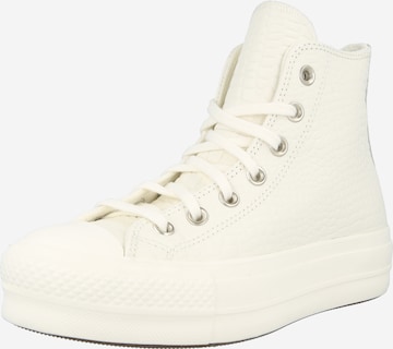 CONVERSE Korkeavartiset tennarit 'CTAS' värissä valkoinen: etupuoli