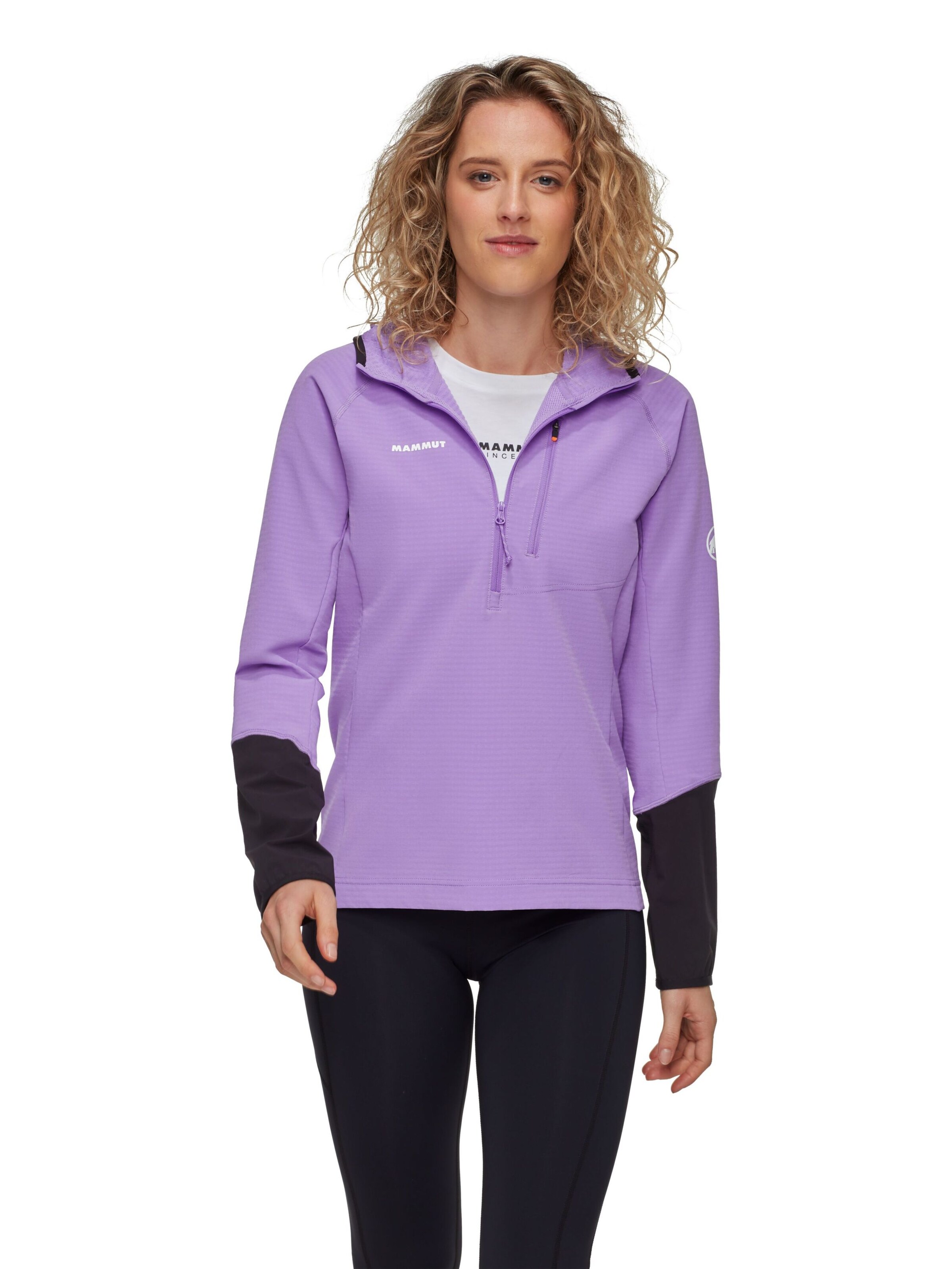MAMMUT Athletic Sweatshirt in Purple: front