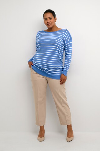 Pull-over 'Malan' KAFFE CURVE en bleu