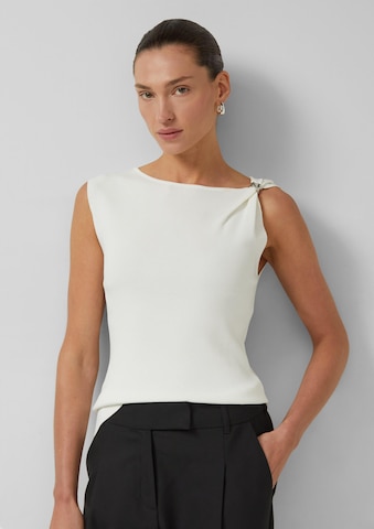 s.Oliver BLACK LABEL Gebreide top in Beige: voorkant