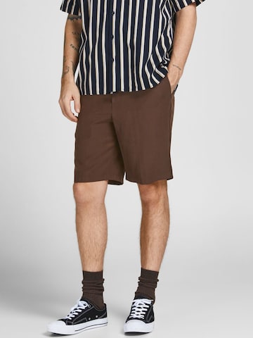 JACK & JONES regular Bukser i brun