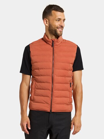 Didriksons Vest 'EGON' in Orange: front