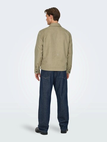 Only & Sons Overgangsjakke 'ONSRICK' i grøn