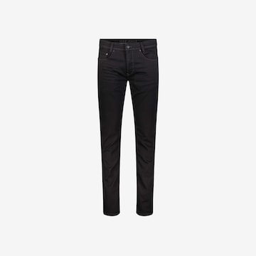 MAC Slimfit Jeans in Zwart: voorkant