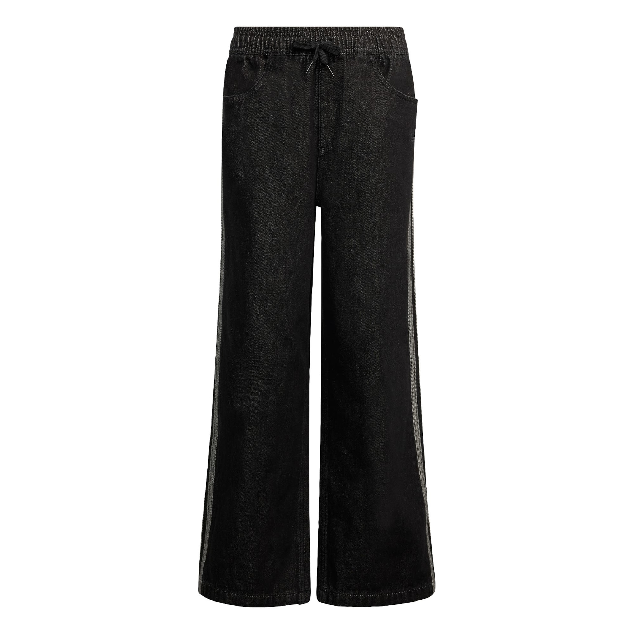 ADIDAS ORIGINALS - Pierna ancha Vaquero 'Firebird' en negro: frente