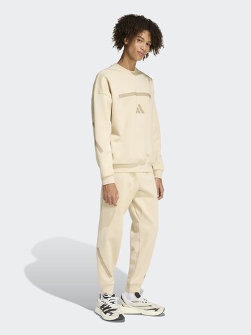 ADIDAS SPORTSWEAR Sports sweatshirt 'Z.N.E.' in Beige: front