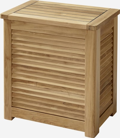 cinas Wäschekorb in braun, Produktansicht