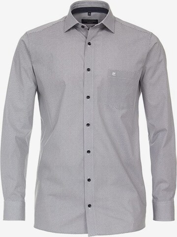 CASAMODA Regular fit Button Up Shirt in Grey: front