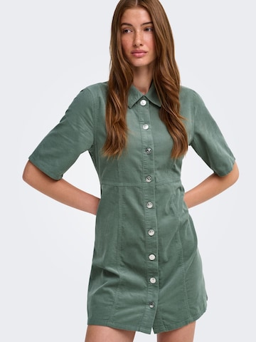 Robe-chemise 'ONLAime' ONLY en vert