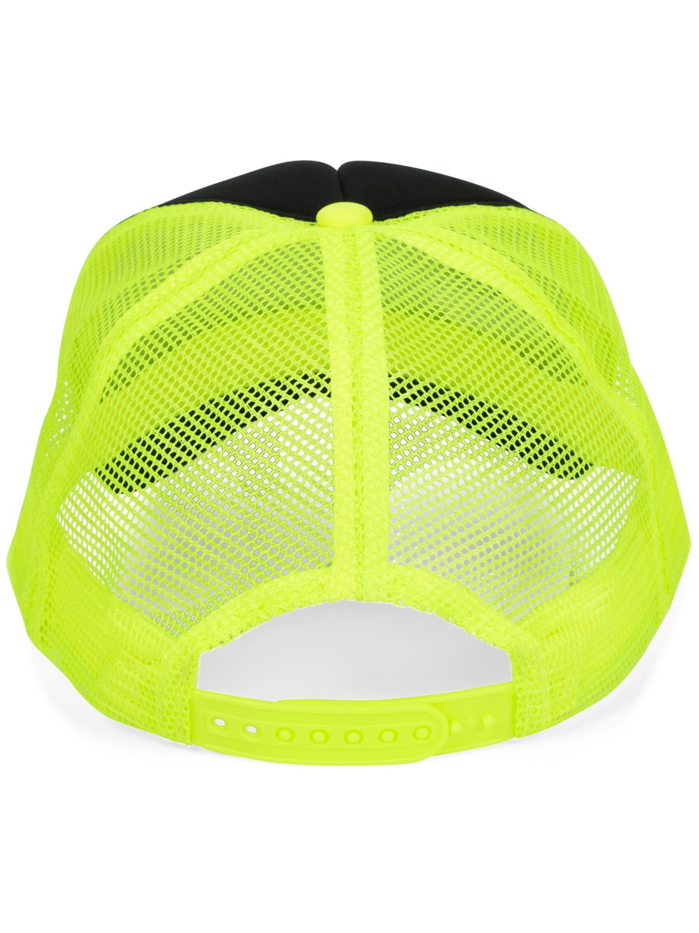 styleBREAKER Cap 'Trucker Cap 5-Panel Mesh' in Yellow
