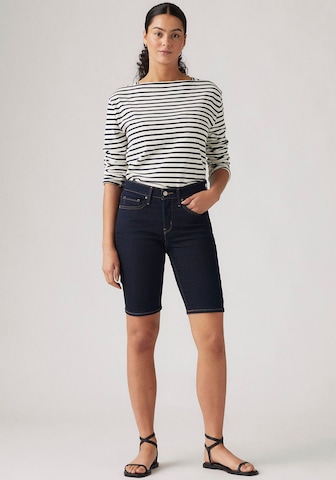 LEVI'S ® Slim fit Jeans 'SHAPING BERMUDA' in Blue