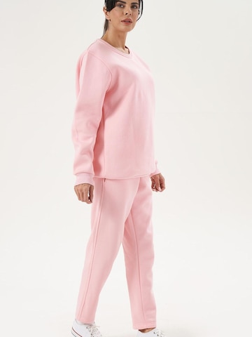 LOUIS LECLER Slimfit Broek 'Elise' in Roze