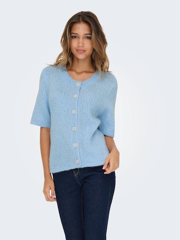 JDY Cardigan 'JDYLINEA' i blå: forside