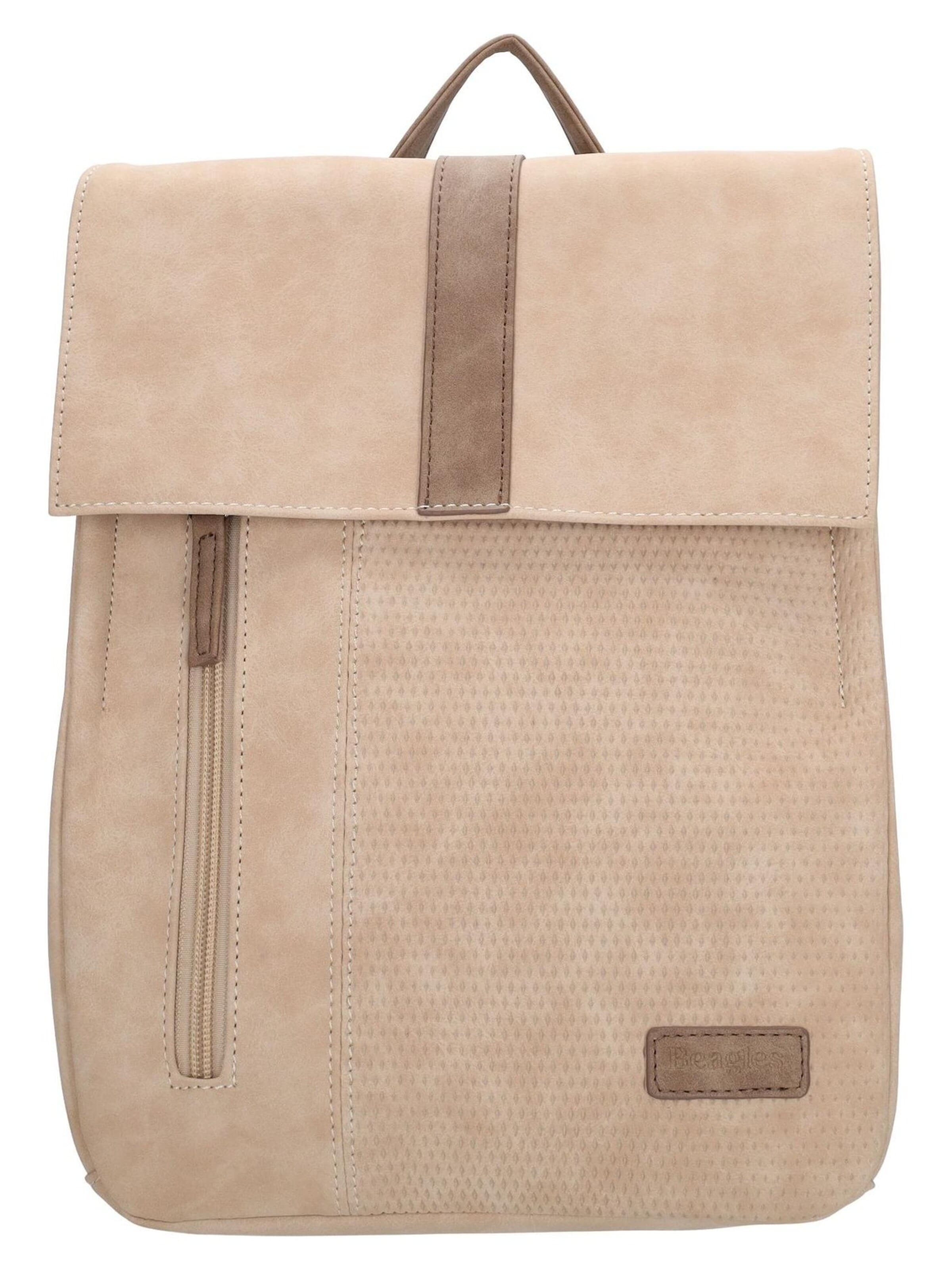 Zaino di Beagles in beige: frontale
