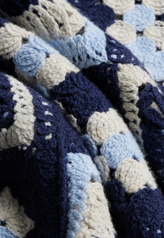 Coupe regular Chemise 'Crochet Granny' BLKVIS en bleu