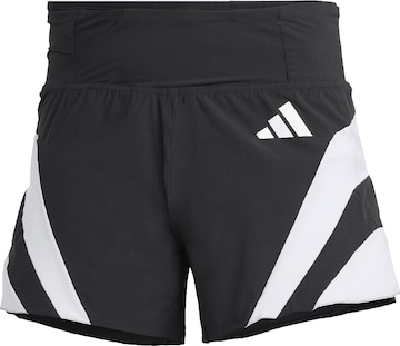 ADIDAS PERFORMANCE Regular Urheiluhousut 'ADIZERO' värissä musta: etupuoli