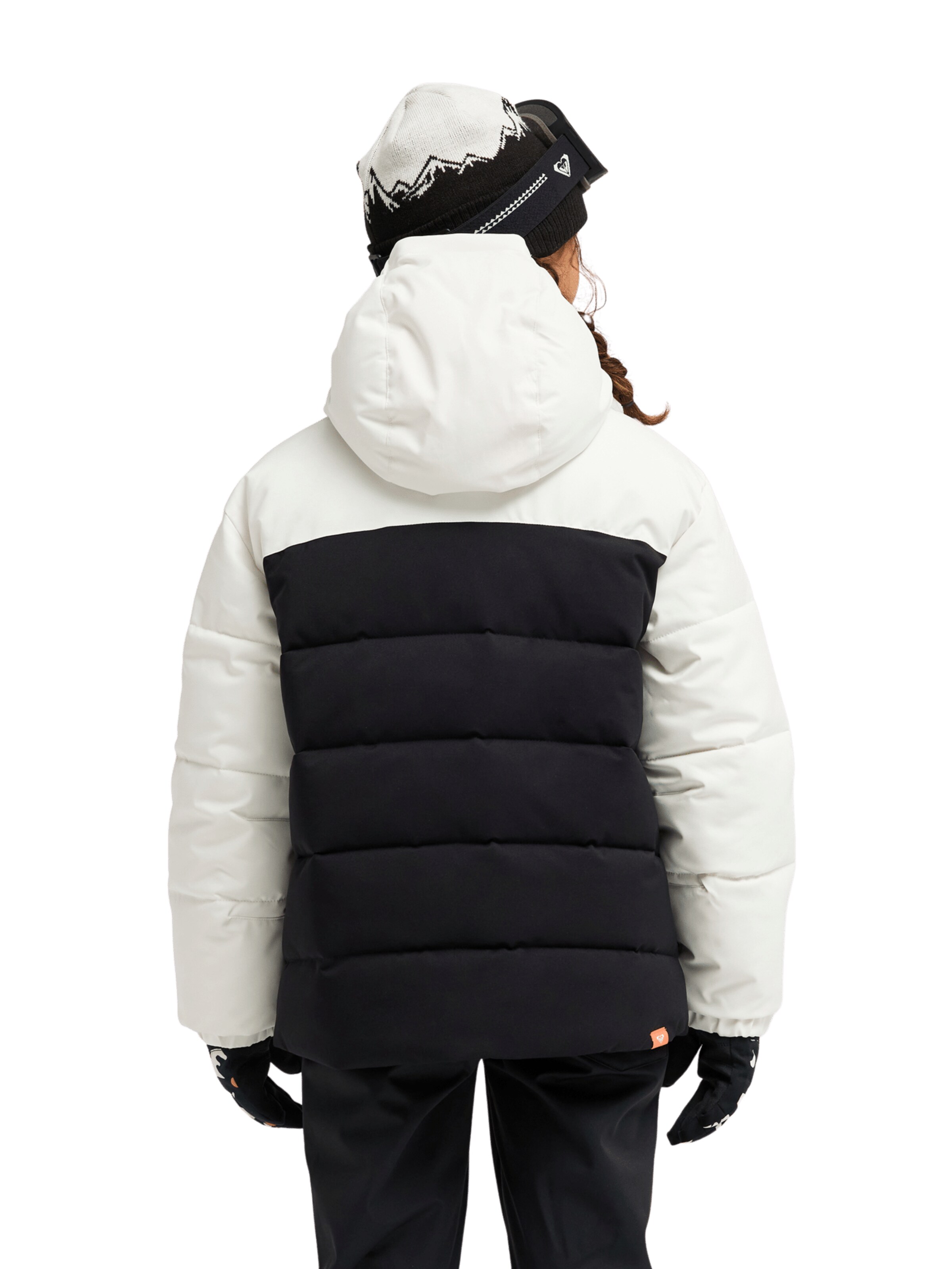 ROXY Athletic Jacket 'Snowyhill Puffy' in Black