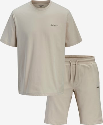 smėlio Jack & Jones Junior Treningas 'Archive Graphic': priekis