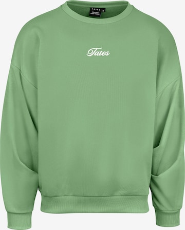 TATES Sweatshirt in Grün: Vorderseite