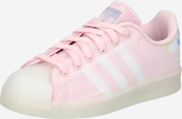 Baskets basses 'Superstar' ADIDAS ORIGINALS en rose : devant