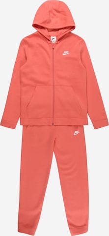 Nike Sportswear Joggingpak in Roze: voorkant