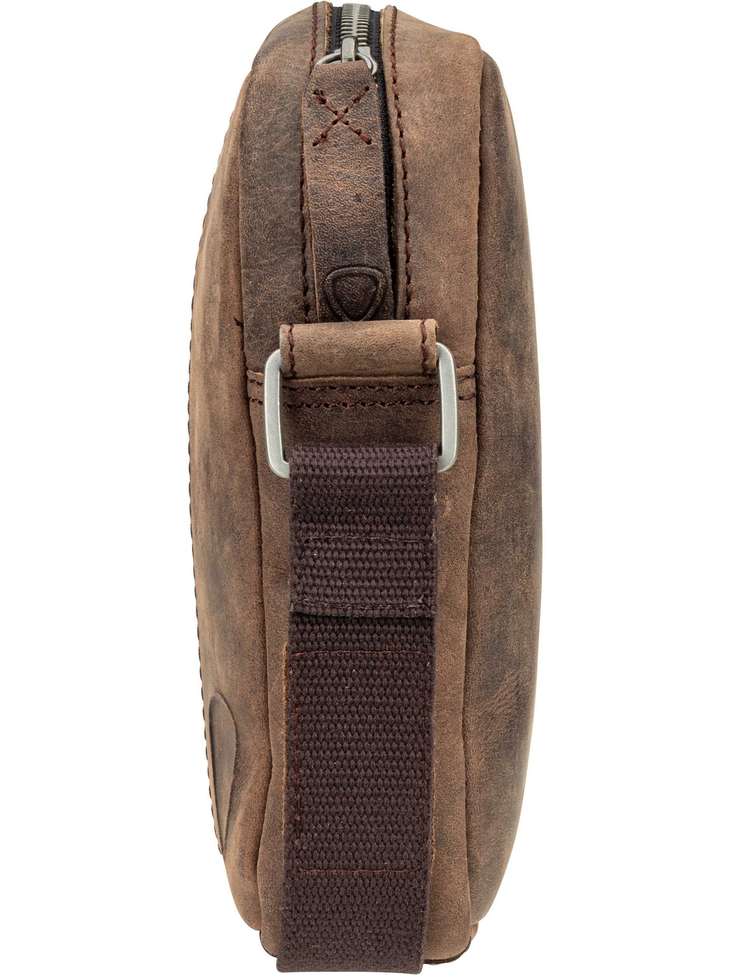 STRELLSON Schoudertas 'Richmond Clint' in Bruin