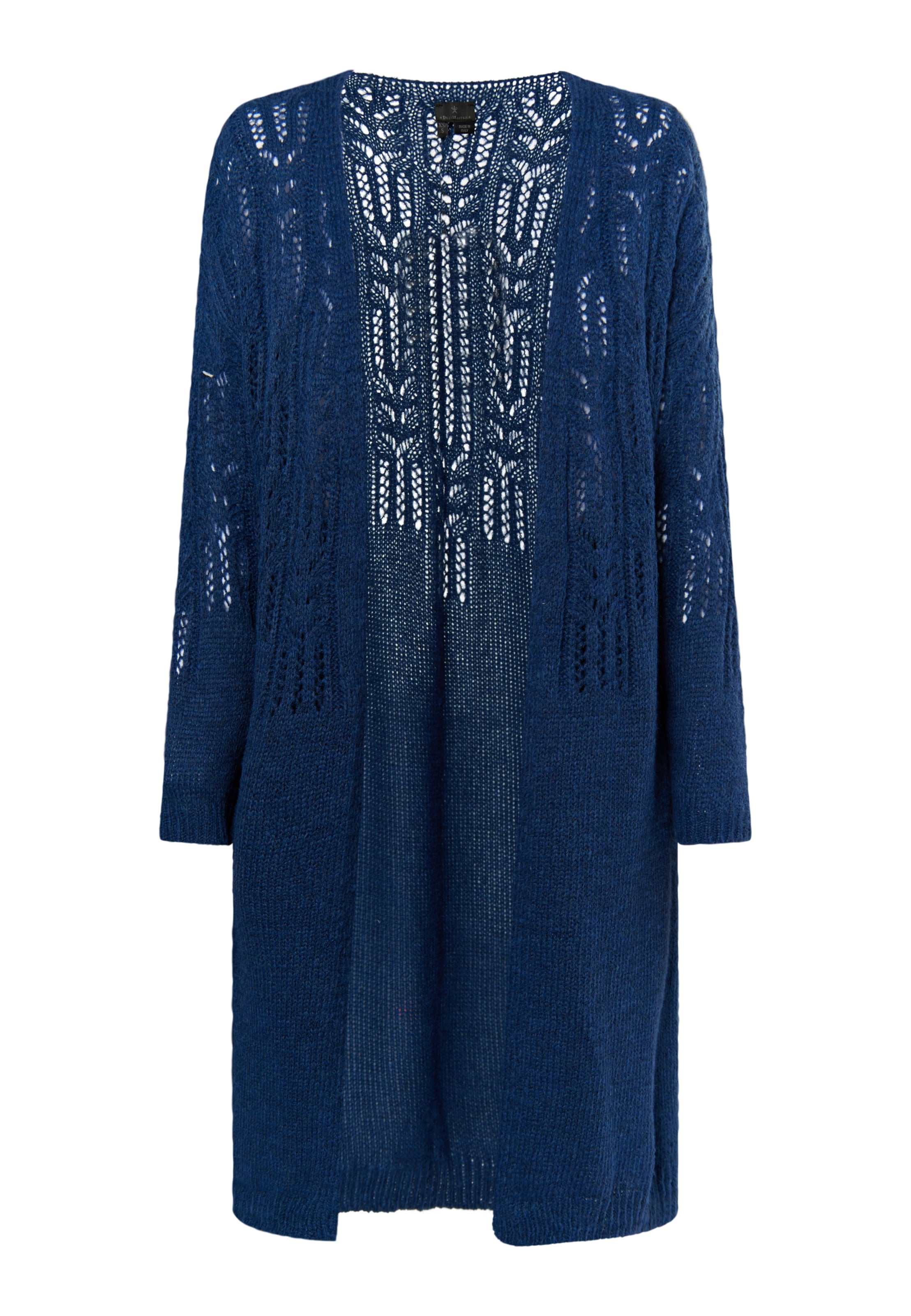 DreiMaster Klassik Pletena jopa | modra barva: sprednja stran