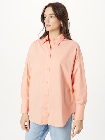 Camicia da donna di UNITED COLORS OF BENETTON in arancione: frontale