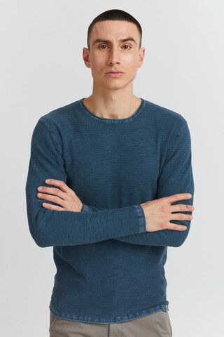 INDICODE JEANS Sweater 'Karpo' in Blue: front