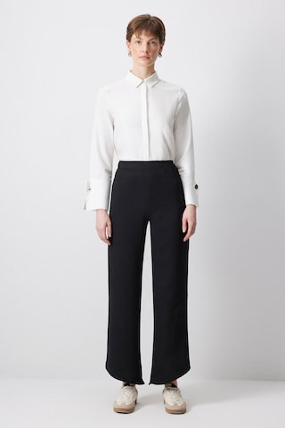 Touche Prive Wide Leg Hose in Schwarz