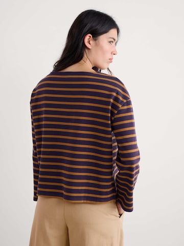 T-shirt 'Beach Boat' Seasalt Cornwall en violet