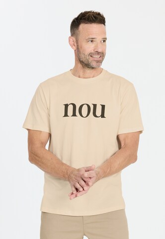 NOU Shirt 'Sadil' in Beige: front