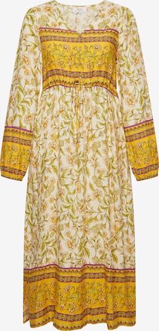 usha FESTIVAL Dress in Yellow: front