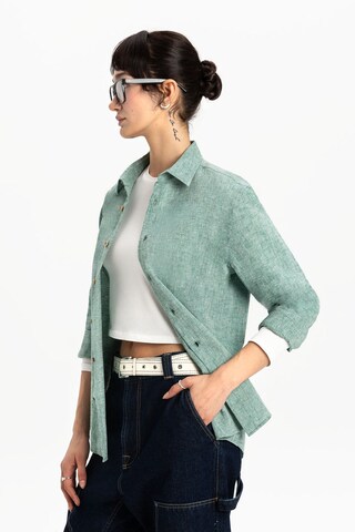 UNIQVIBE Blouse in Groen