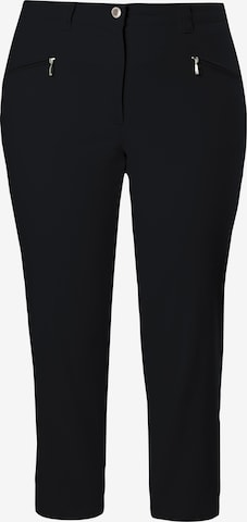 Ulla Popken Trousers in Black: front