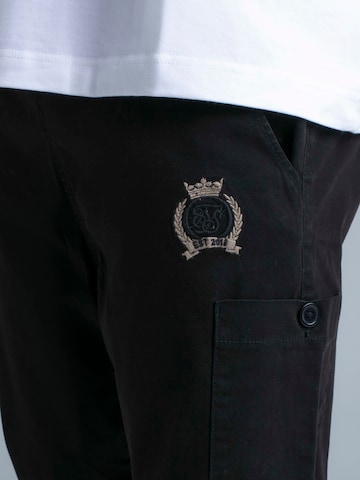 SikSilk Slimfit Broek in Zwart