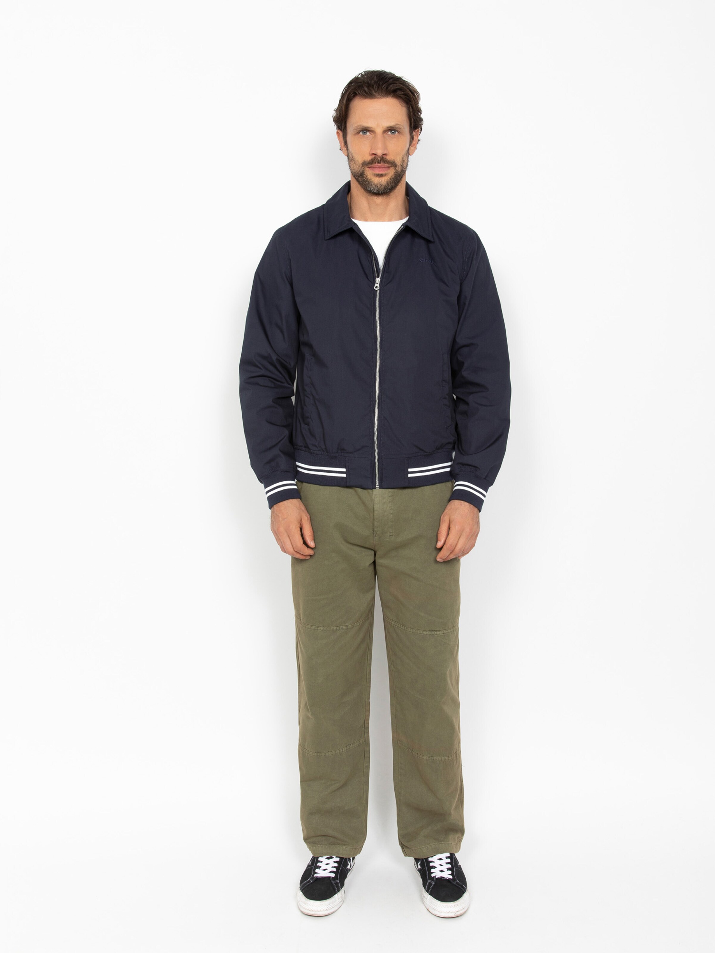 Manteau mi-saison Schott NYC en bleu