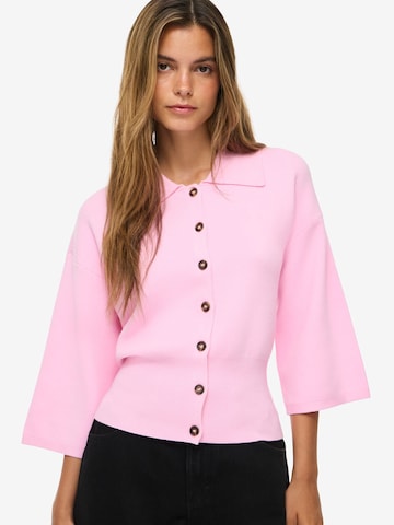 Cardigan Noisy may en rose
