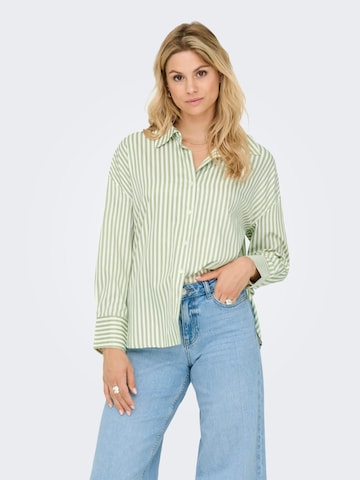 Jaqueline de Yong Blouse 'Vesper' in Wit: voorkant