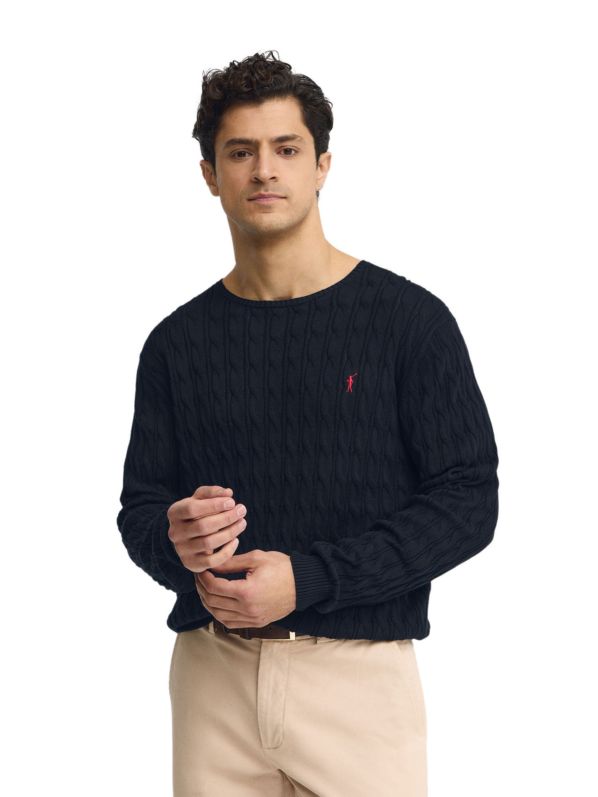 Polo Club Sweater in Blue: front