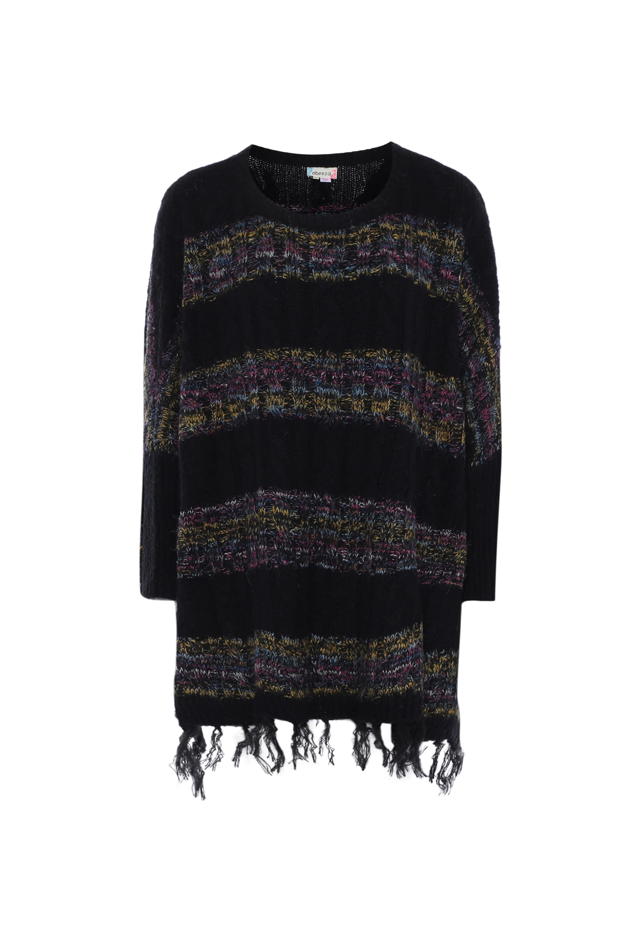 ebeeza Peleryna w kolorze czarny: przód