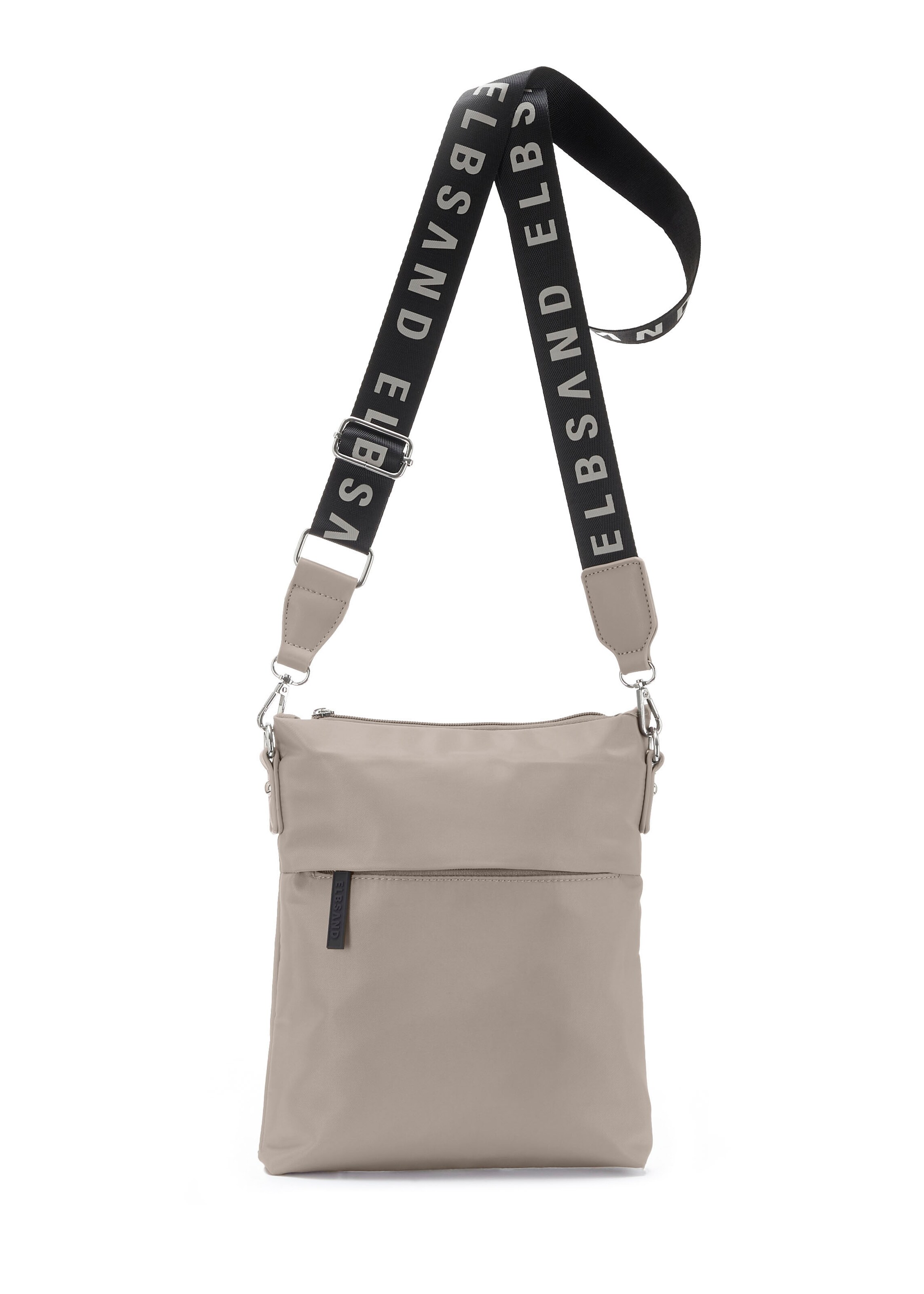 Elbsand Crossbody Bag in Grey: front