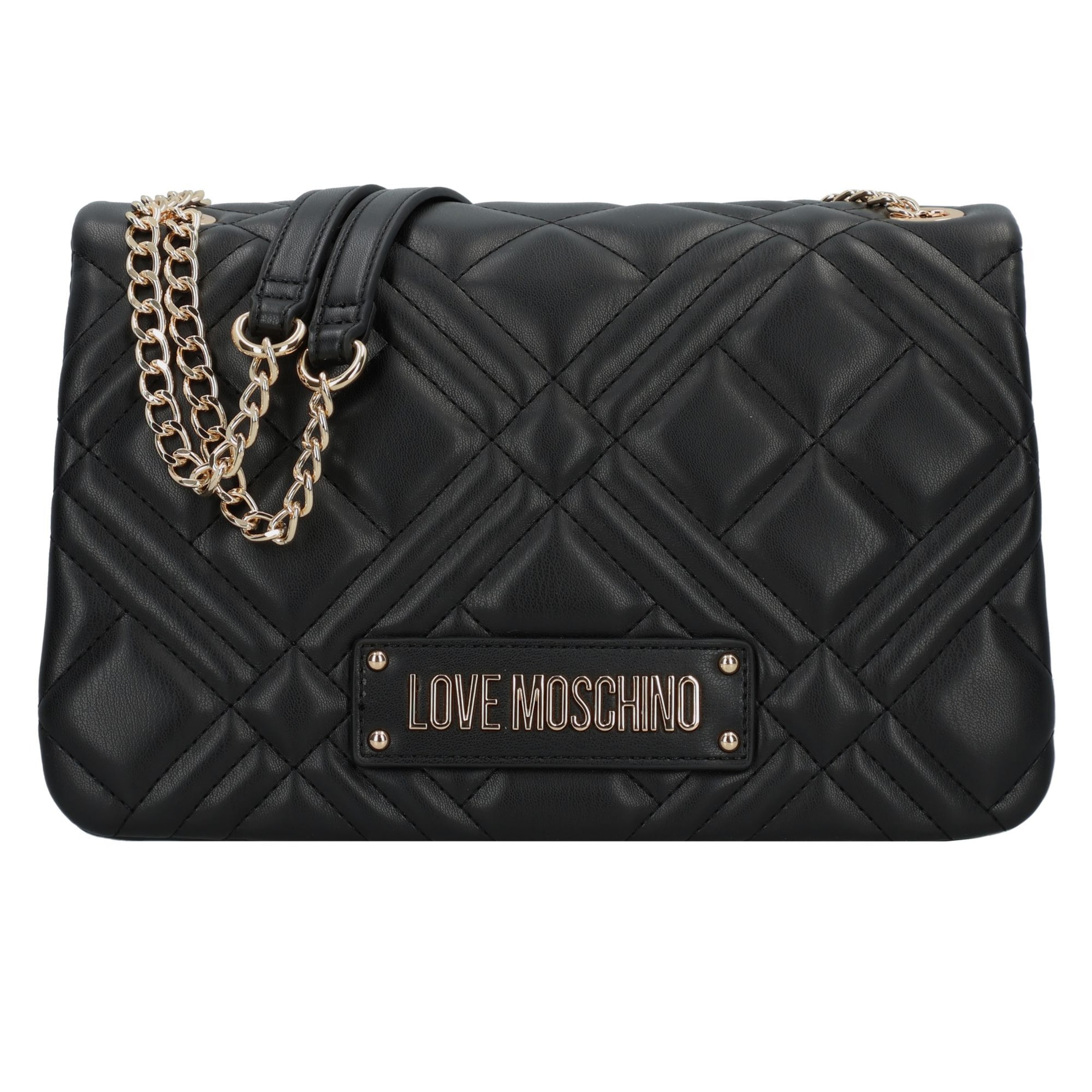 Love Moschino Schoudertas in Zwart: voorkant