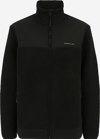 Kapten & Son - Chaqueta polar 'Everyday' en negro: frente