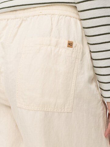 CAMEL ACTIVE Loosefit Bermuda Shorts mit Tunnelzug in Weiß