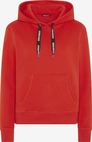 CHIEMSEE Sweatshirt in Rot: predná strana