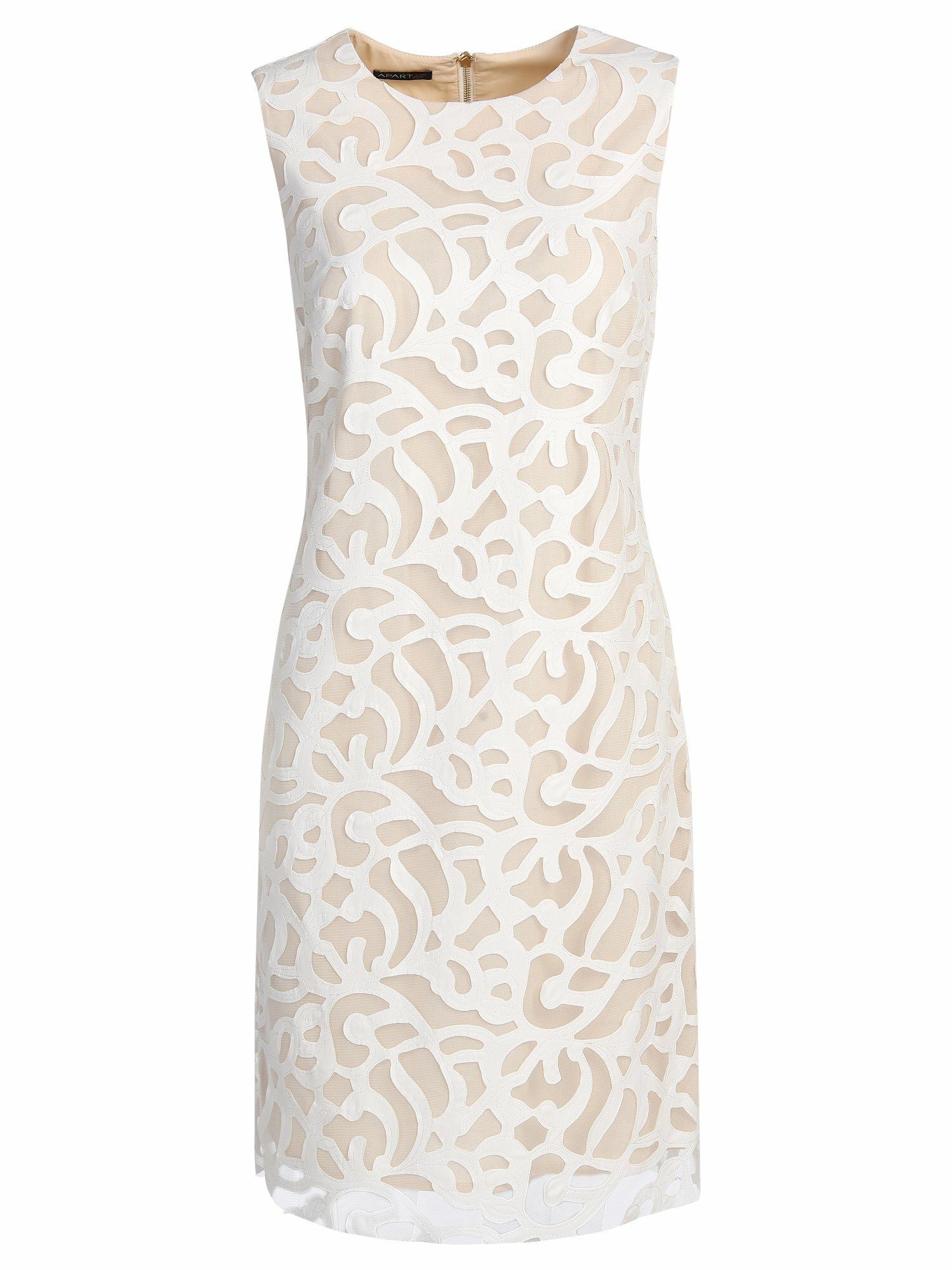 Donna Occasioni APART Kleid aus Netzware in Bianco 