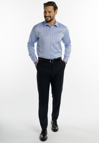 Coupe regular Chemise business DreiMaster Klassik en bleu